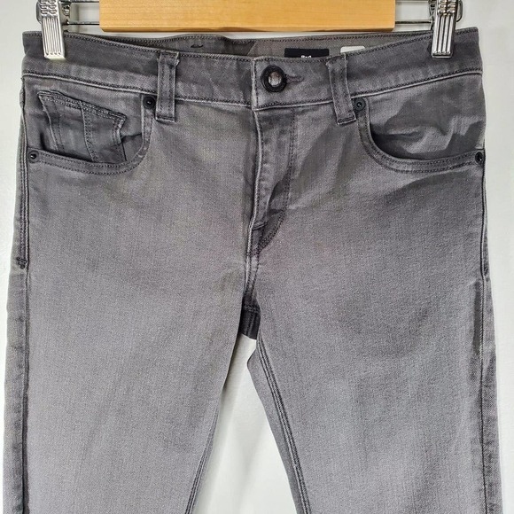 Volcom 2x4 By Denim Skinny Jeans Gray Size 28 - Picture 2 of 11